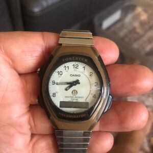 Casio Forester Illuminator with Silver and Black